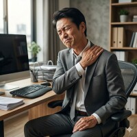 首肩コリ男性