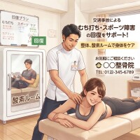 交通事故によるむち打ち、スポーツ障害に酸素ルーム